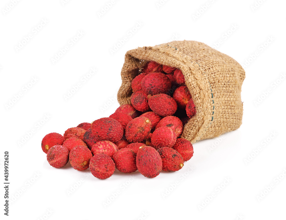 Lychee isolated on white background Lychee isolated on white background