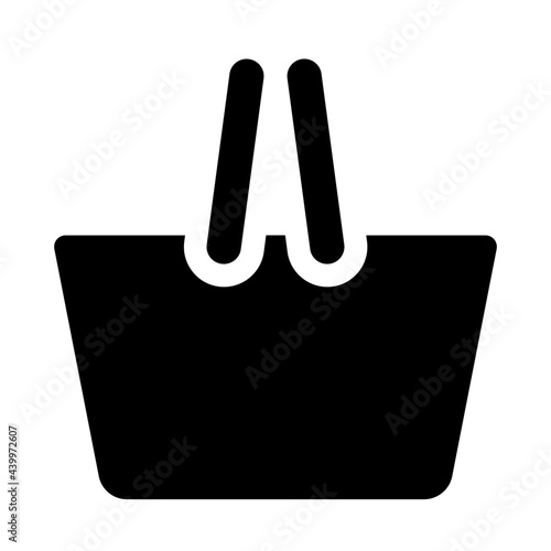 Glyph basket icon