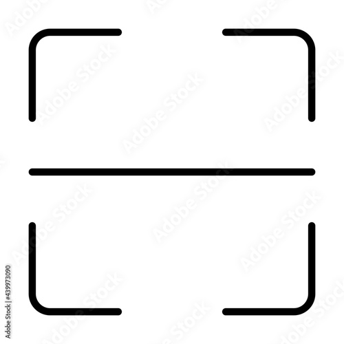 Outline scanner icon