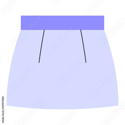 Flat Skirt Icon