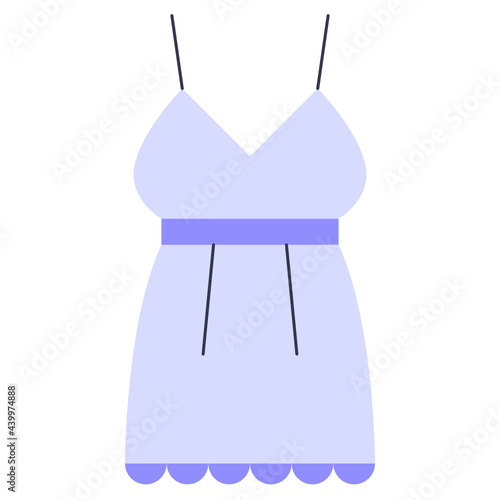 Flat Nightgown Icon