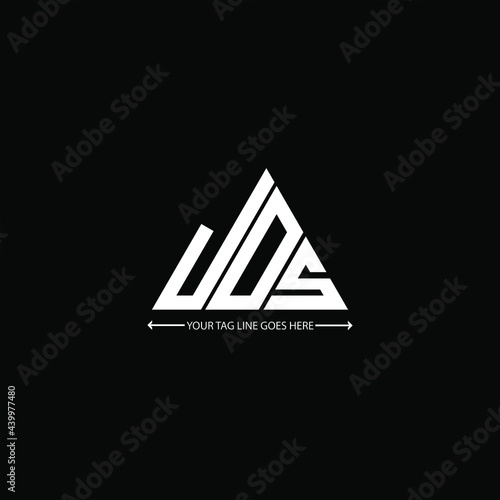J D S letter logo creative design. J D S unique design photo