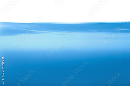 水テクスチャ背景(水色) 青い水と白背景