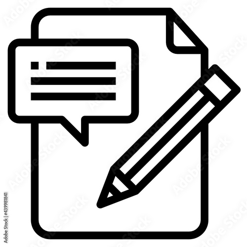Article outline icon