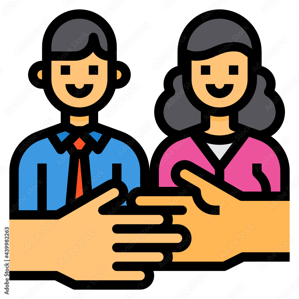 Deal filled outline icon Deal filled outline icon