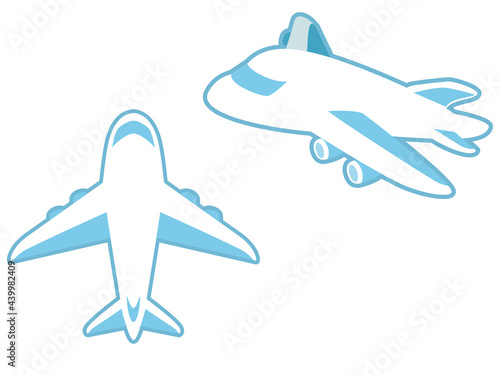 飛行機アイコンセット/イラスト素材