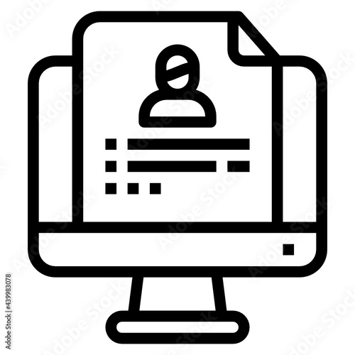 Application outline icon