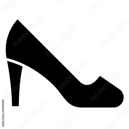 Glyph High heels Icon