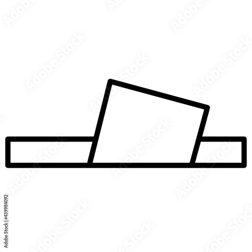 Outline Flip flops Icon
