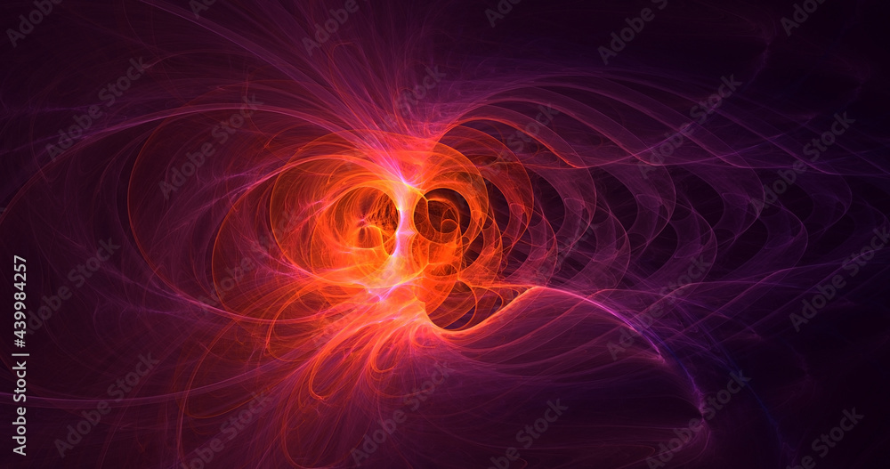 3D rendering abstract multicolor fractal light background 3D rendering abstract multicolor fractal light background