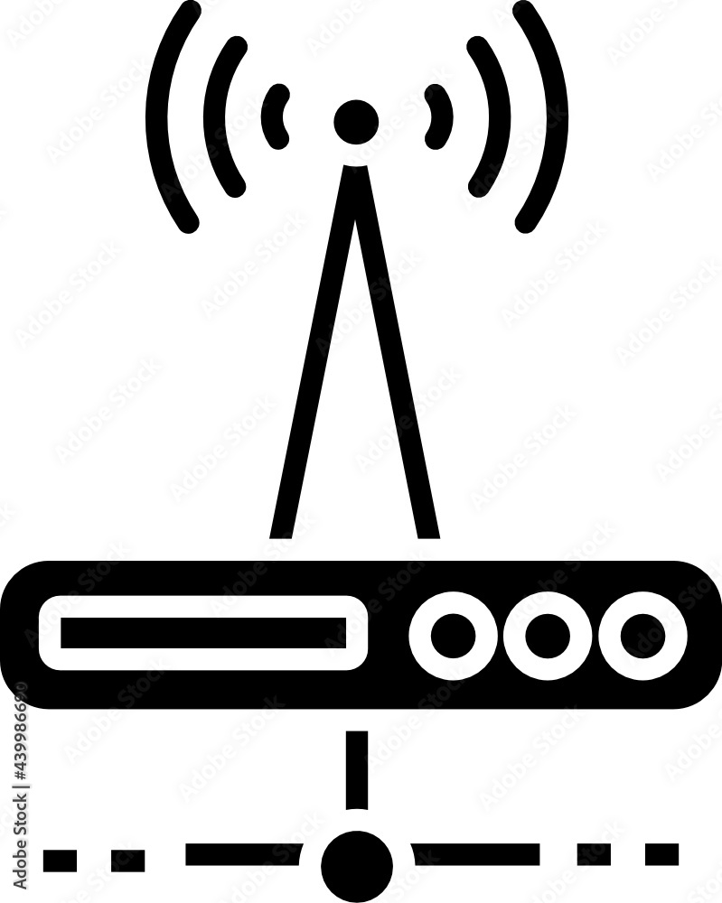 Wifi Router Icon. Technology concept icon style Wifi Router Icon. Technology concept icon style
