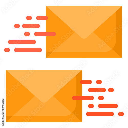 messaging flat style icon