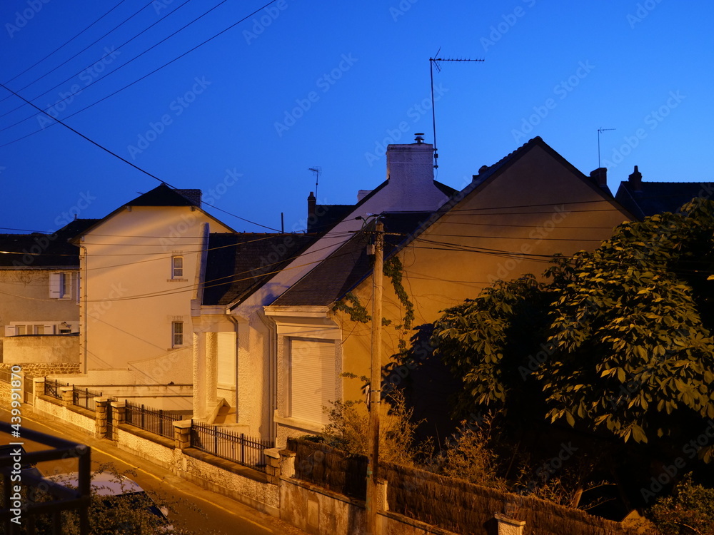 Some facades at le Pouliguen. June 2021, spring, France. Some facades at le Pouliguen. June 2021, spring, France.