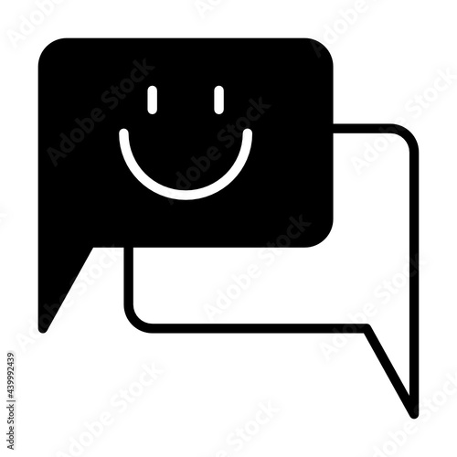 Glyph chat icon