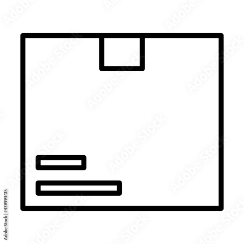 Outline package icon