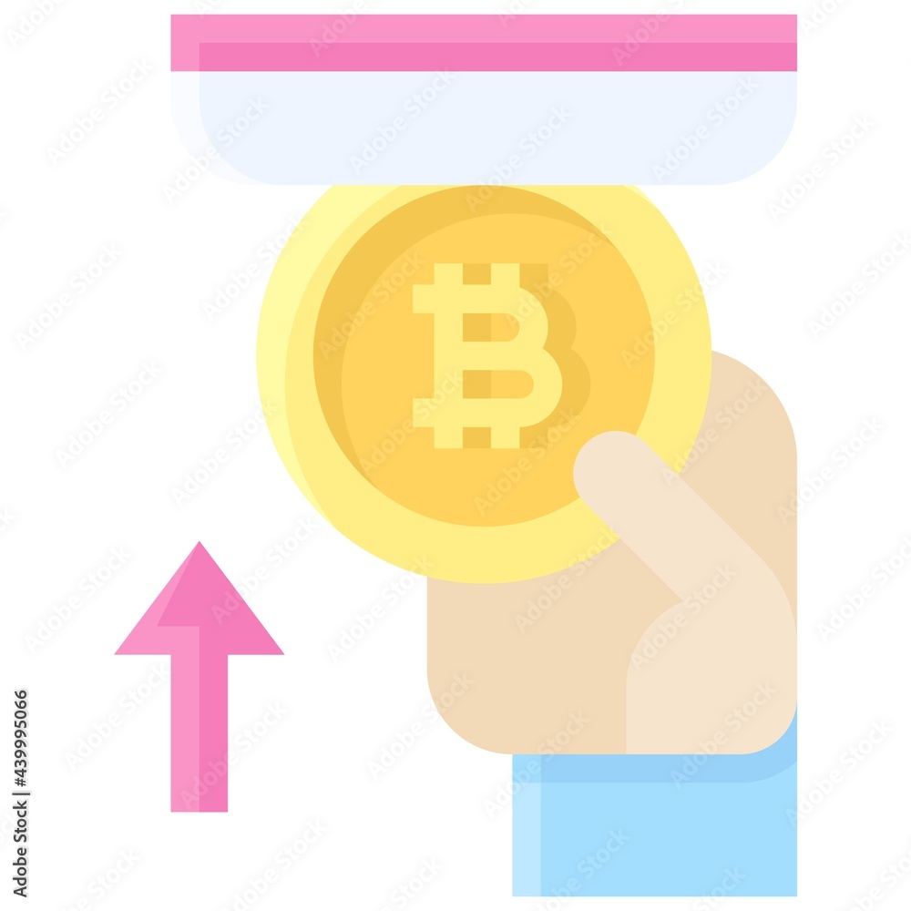 Deposit icon, Cryptocurrency related vector Deposit icon, Cryptocurrency related vector