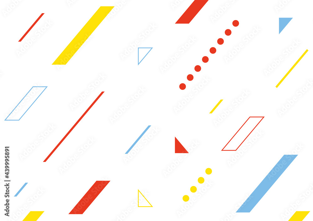 可愛らしい幾何学ストライプ背景 Stock Vector Adobe Stock