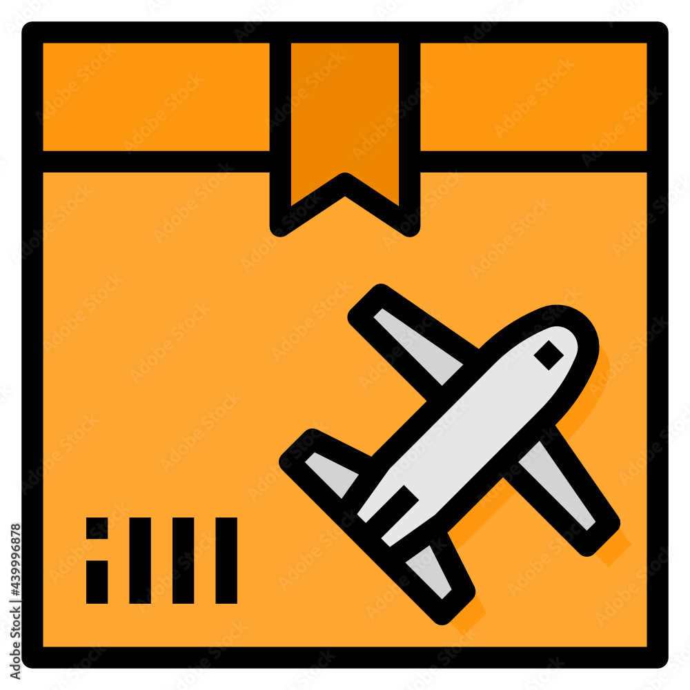 Cargo filled outline icon