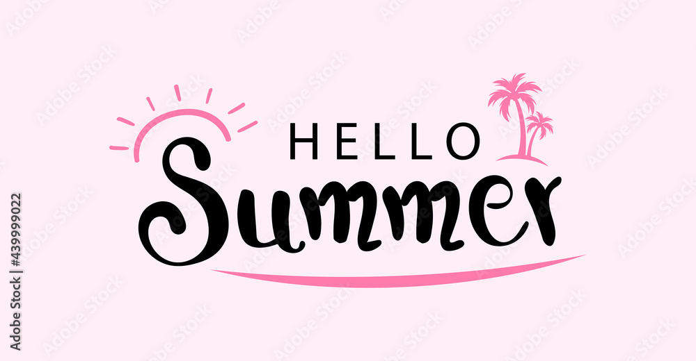 Fototapeta premium Hello Summer