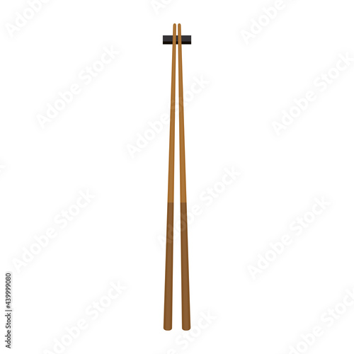 chopsticks vector. chopsticks white background. wallpaper. free space for text. copy space.