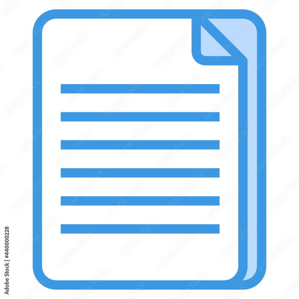 Papers blue outline icon Papers blue outline icon