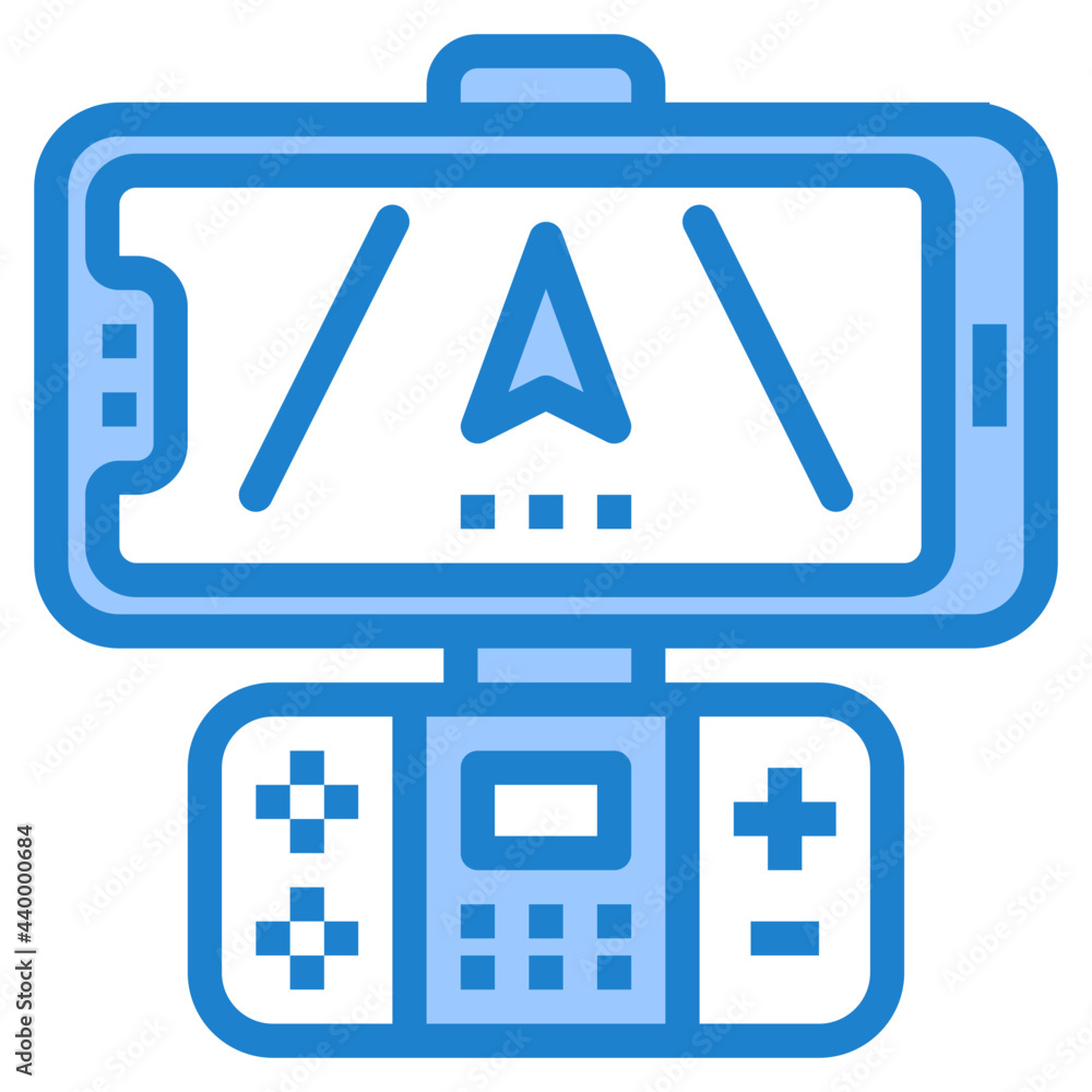 Control blue style icon Control blue style icon