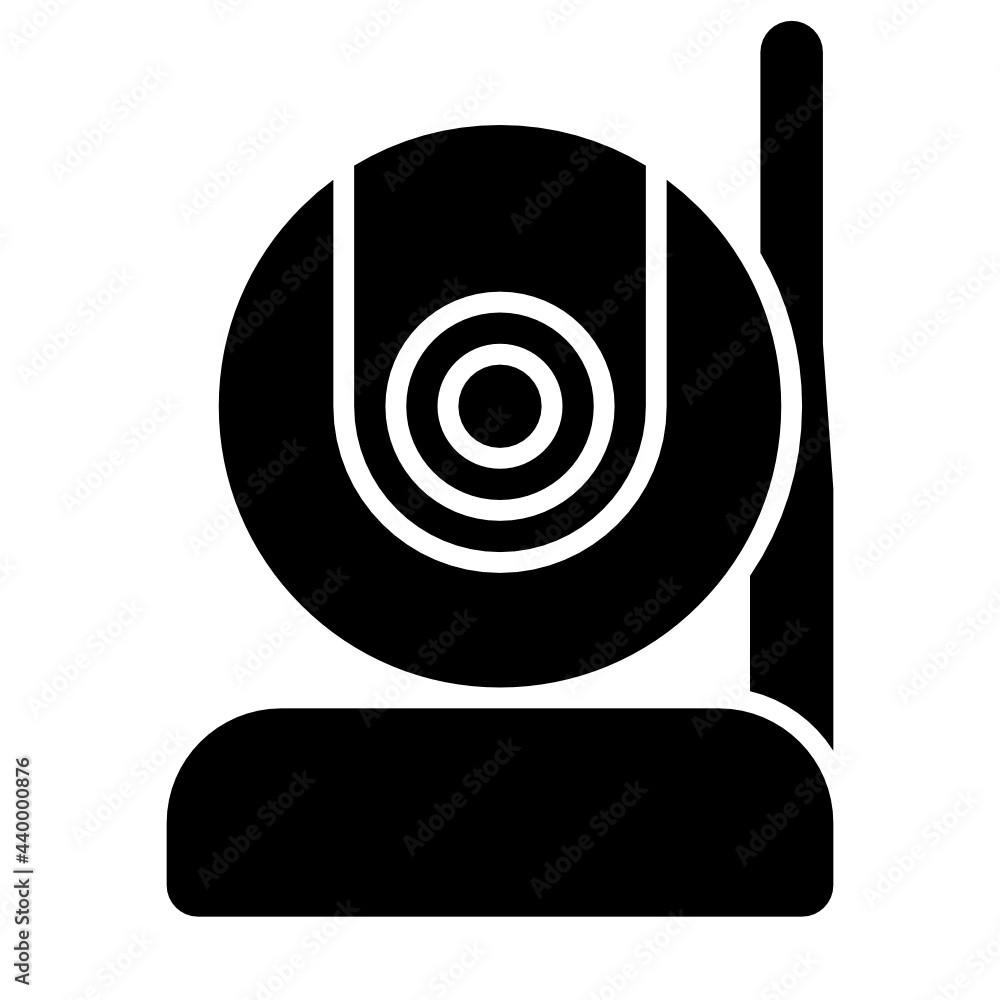 Glyph cctv icon Glyph cctv icon