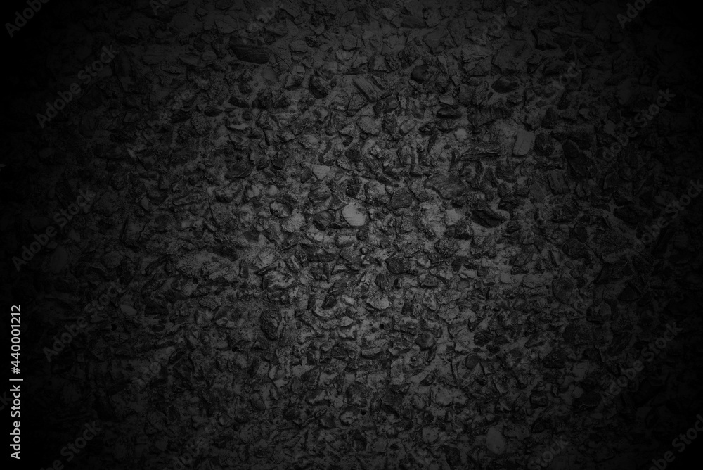 Fototapeta premium Dark wall background, Stone wall texture, Abstract dark wall 