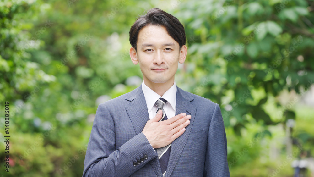 ビジネスマン・屋外