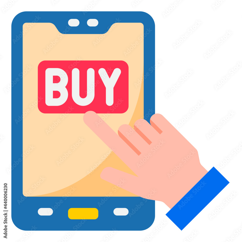 mobile flat style icon mobile flat style icon