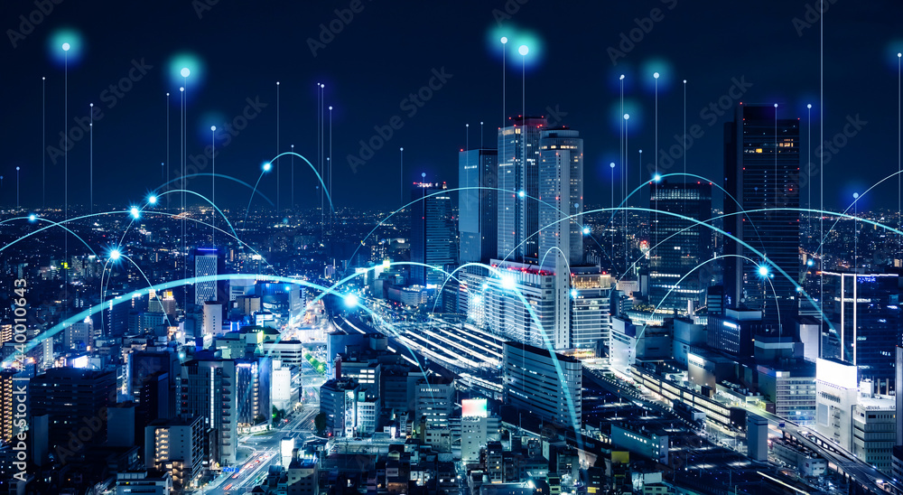 都市とネットワーク　IoT　ICT　DX