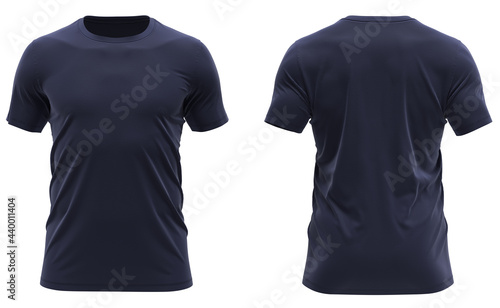 Navy muscular T-shirt