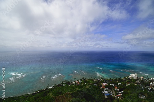 clouds over the sea