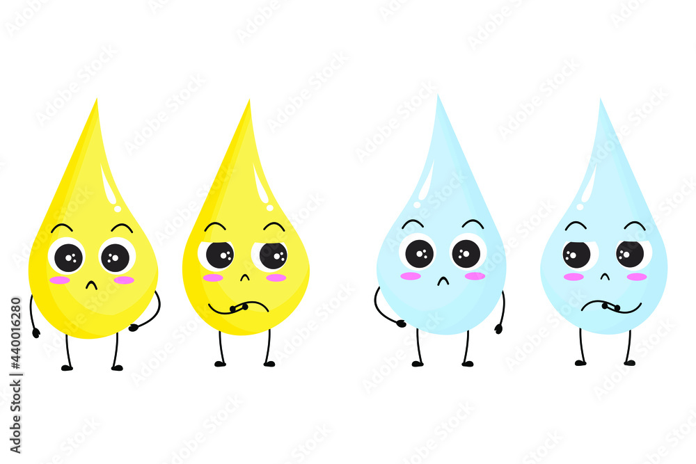 set of funny cartoon drops. for mascot, emoticon, expression, icon, button, cartoon or comic character, element of kids book, application, decoration, and toys design set of funny cartoon drops. for mascot, emoticon, expression, icon, button, cartoon or comic character, element of kids book, application, decoration, and toys design