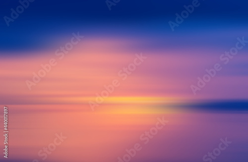 blue blurry abstract nature background