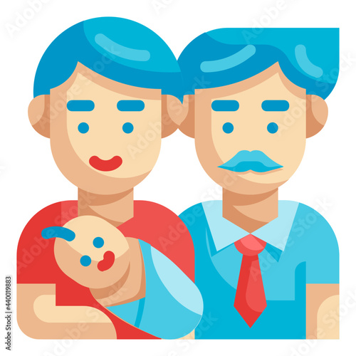 adoption flat icon