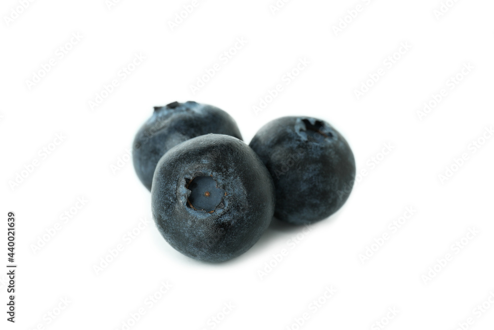 Fresh delicious blueberry isolated on white background Fresh delicious blueberry isolated on white background