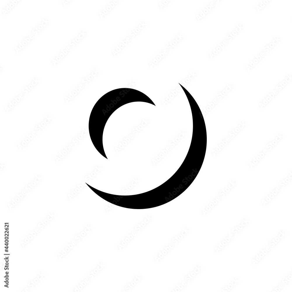 Vector Geometric Shadow Letter O Vector Geometric Shadow Letter O