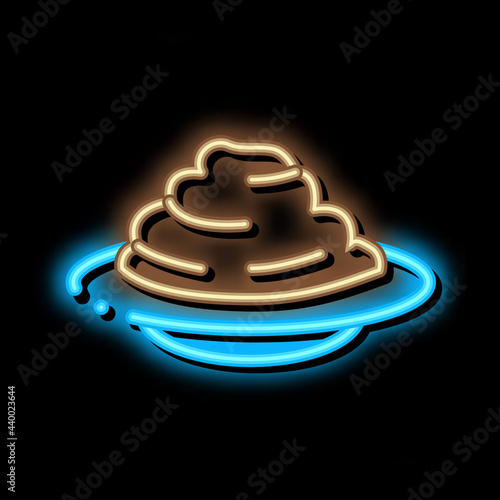 soy miso meal neon light sign vector. Glowing bright icon soy miso meal sign. transparent symbol illustration
