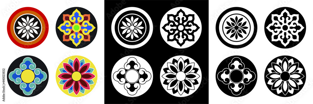 Dan-cheong. Korean traditional temple art. Dan-cheong. Korean traditional temple art.