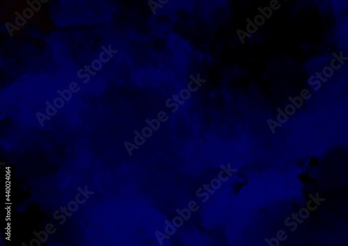 幻想的な青の暗い深海のテクスチャ背景 
