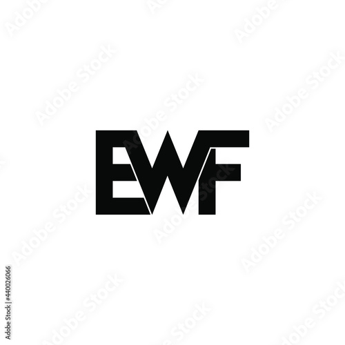 ewf letter original monogram logo design
