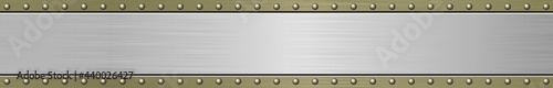 long metal  plaque