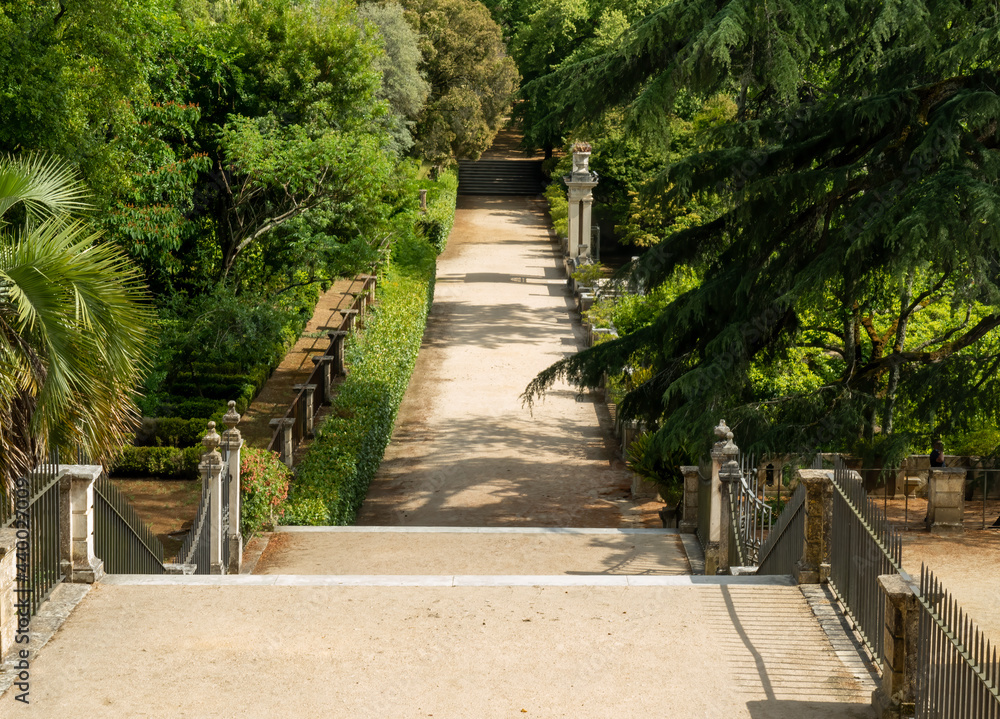 Caminho no jardim Botânico da Universidade de Coimbra.