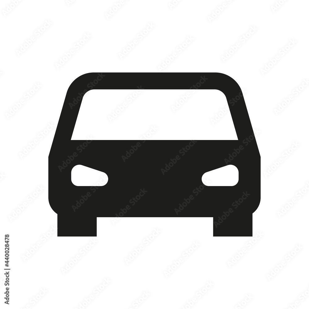 Obraz premium Car icon vector illustration isolated on white background