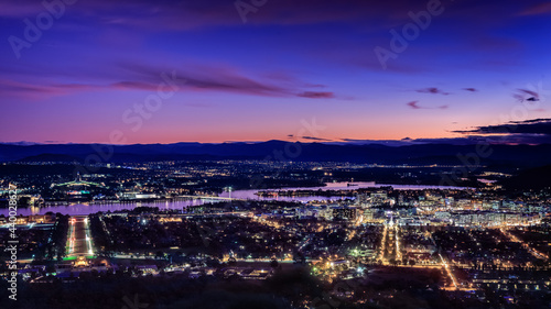 Canberra city at Blue Hour © dajenk