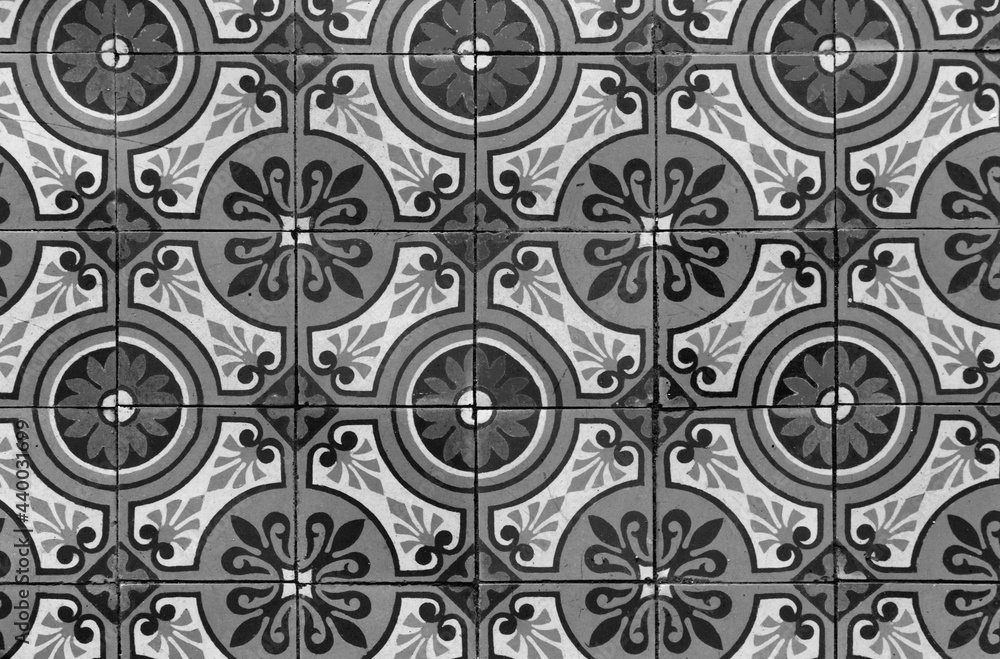 VIEUX CARRELAGE FRANÇAIS NOIR ET BLANC VIEUX CARRELAGE FRANÇAIS NOIR ET BLANC