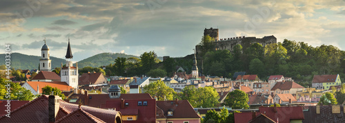 Bolkow Town panorama, Lower Silesia, Poland