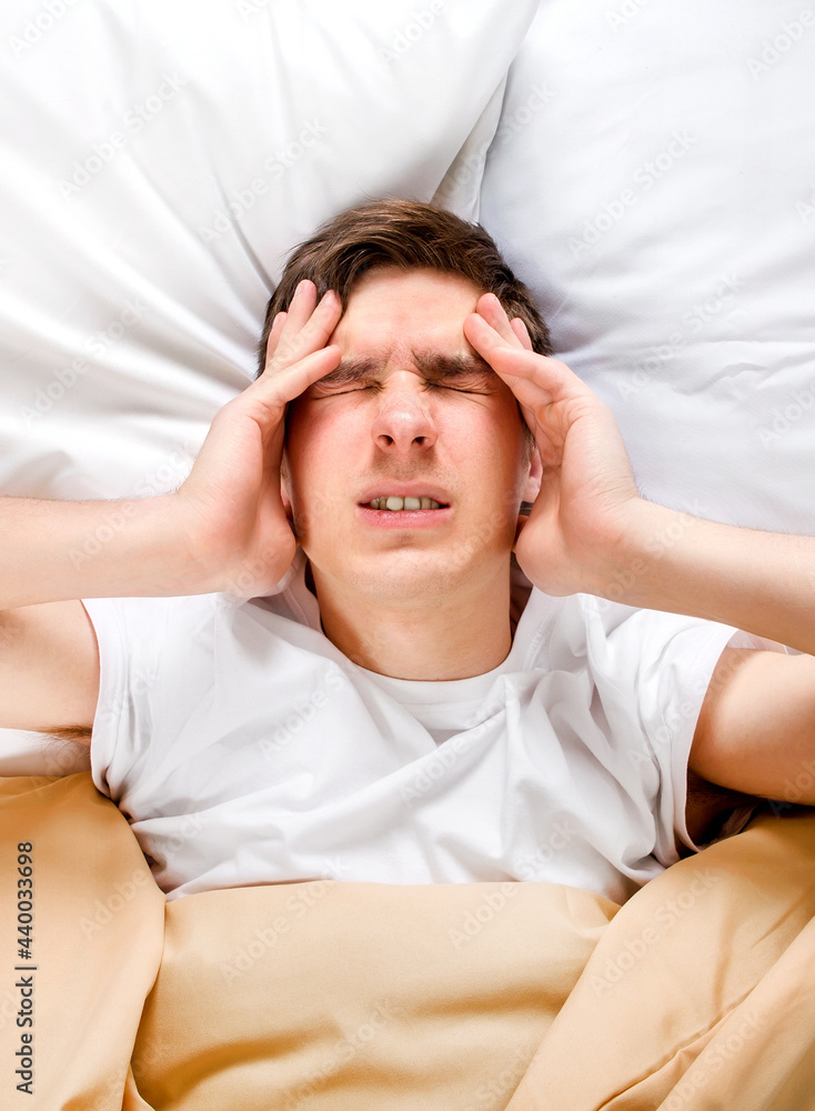 Man feel a Headache Man feel a Headache