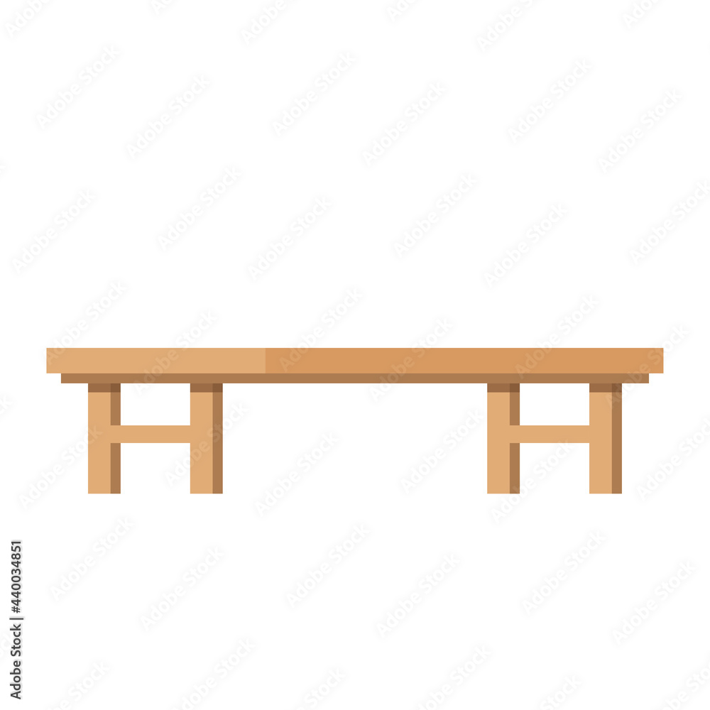 Table vector. Table on white background. Table vector. Table on white background.